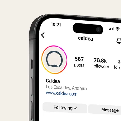 CALDEA phone closeup
