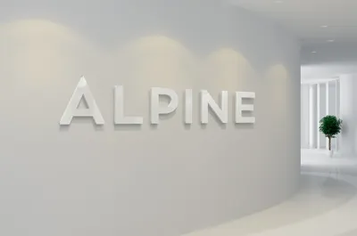 Alpine Signage Mock