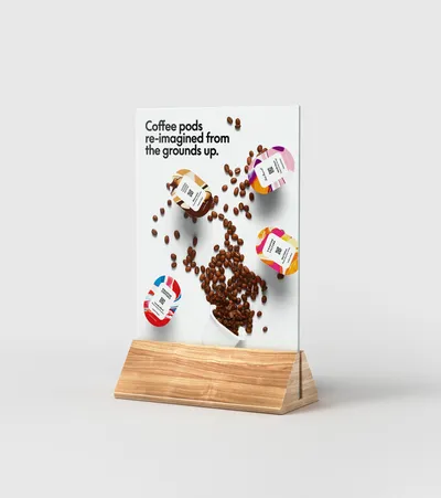 Mucho Brewbird Table tent pods