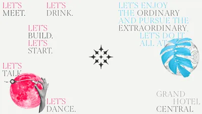 Grand Hotel Central Lenguaje Collage