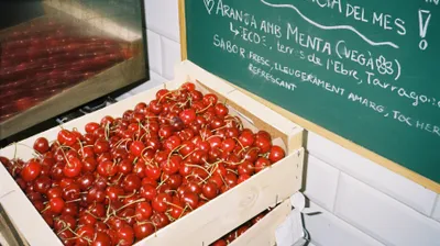 Dela Crem Mucho Branding Analog Photo Cherries