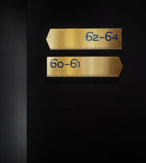 13a casa sagnier signage detail