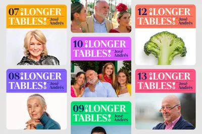 Jose Andres Longer Tables Covers