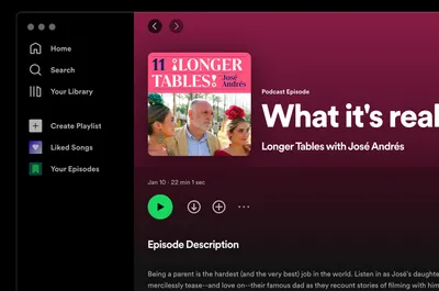 Jose Andres Longer Tables Spotify