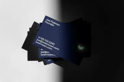 Mucho Overmoon Branding Business Cards