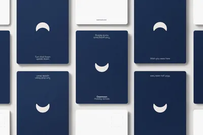 Mucho Overmoon Branding Postcards