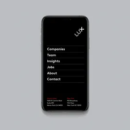 Lux Mobile Website 01