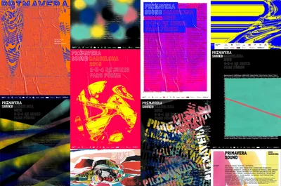26 POSTERS TESTING PRIMAVERA SOUND