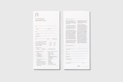 Alexandria Registration Cards