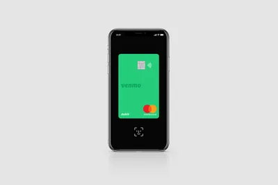 Venmo Card i Phone Green