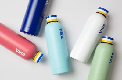 Mucho Visa Rebrand Waterbottle
